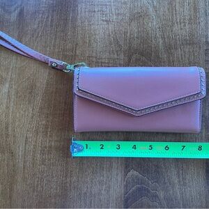 Pretty Salmon Colored Like New Wallet! Multi Compartments!